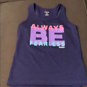 Reebok girls tank top